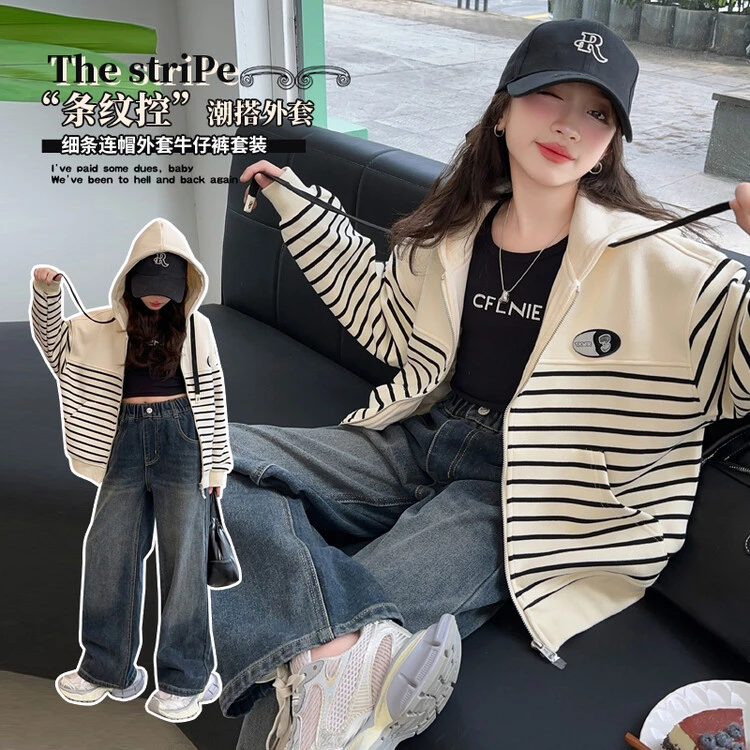 （外套）女童外套秋装棒球服2025新款春款网红中大童儿童装夹克