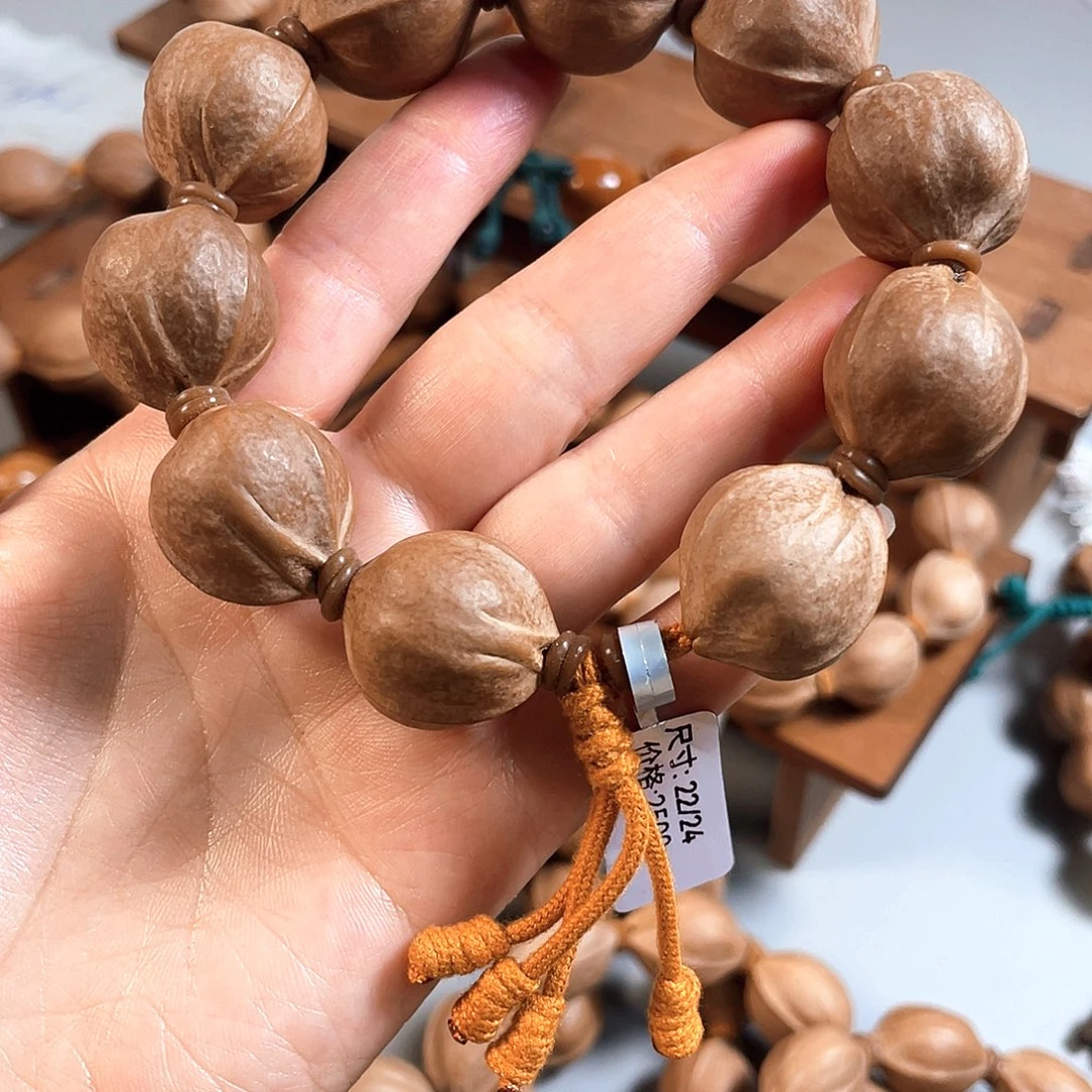 羽***橄榄核手串/手链22/24梅林铁核