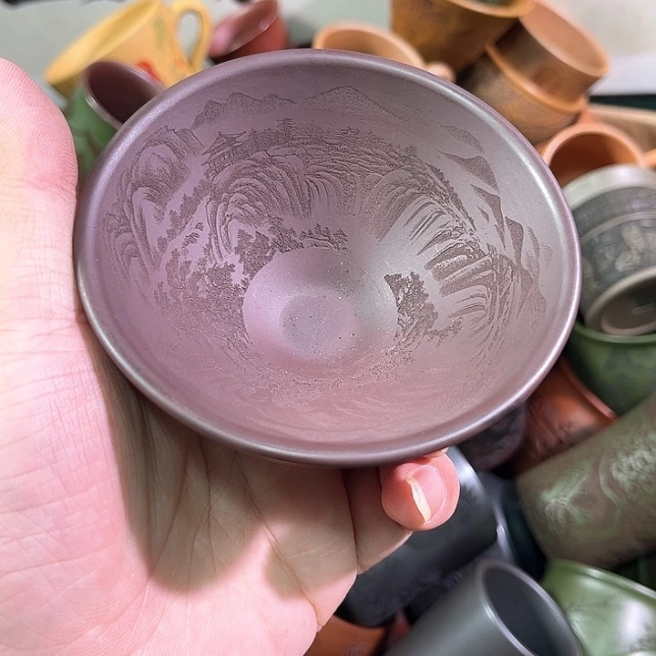 茶杯紫砂全手工紫砂主人杯