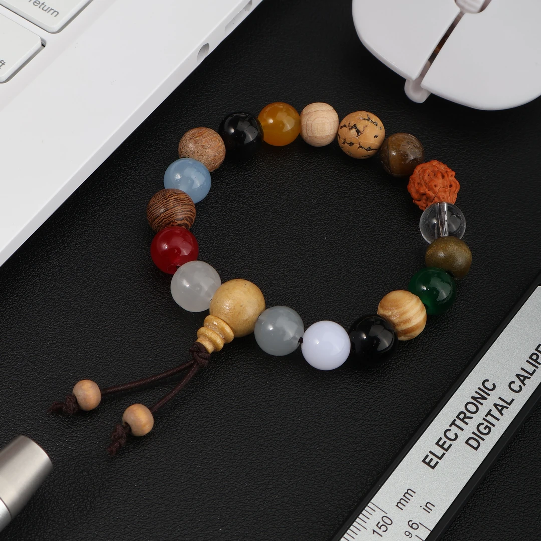 非金属玻璃手链 尚夏 十八籽手串