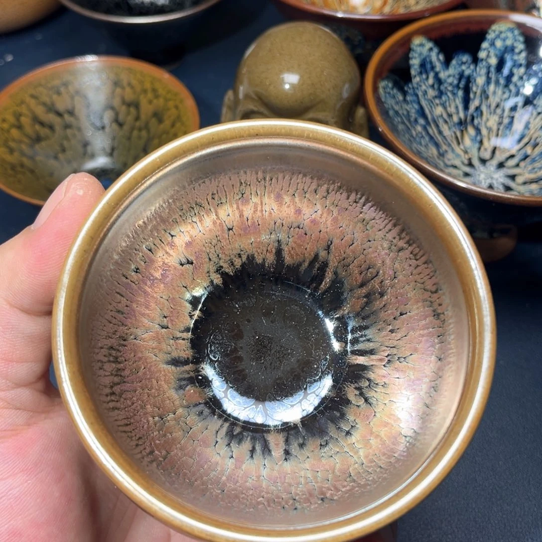 茶盏建盏手握泡茶主人杯
