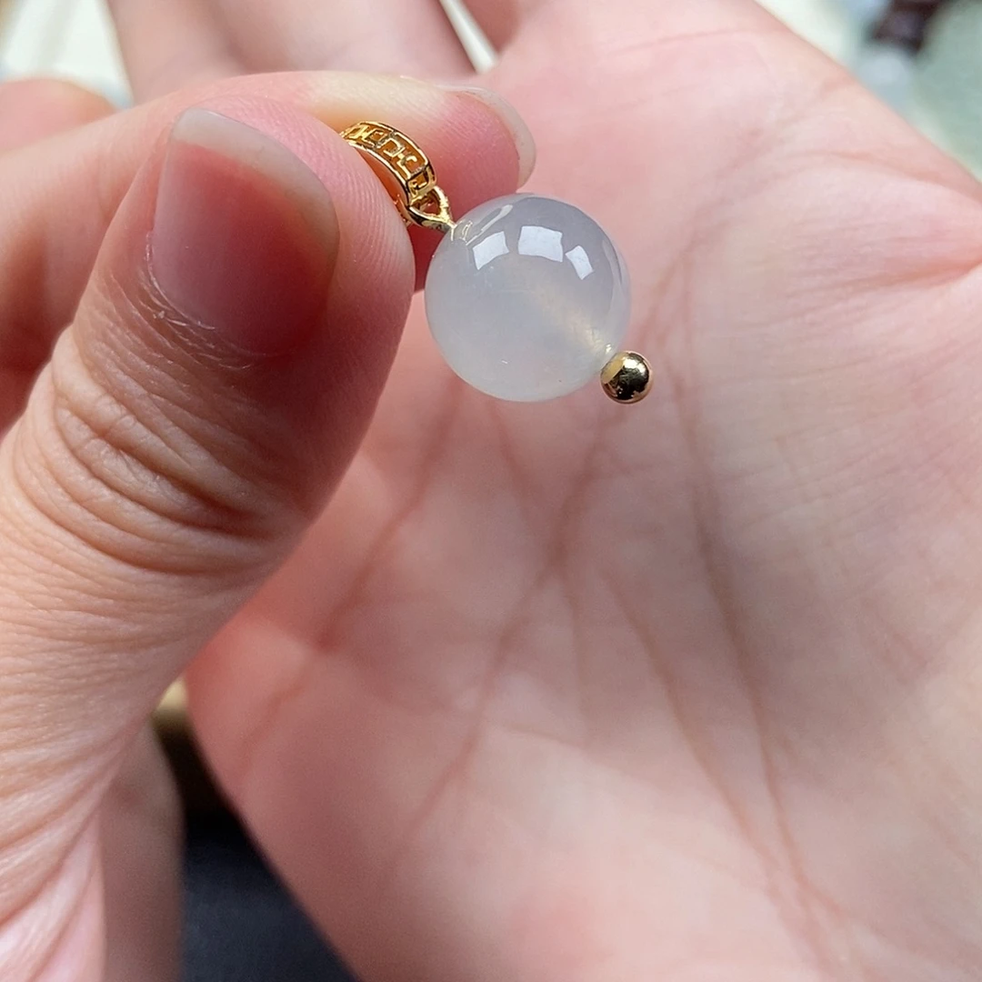 翡翠银S925镶嵌手链卡11.9