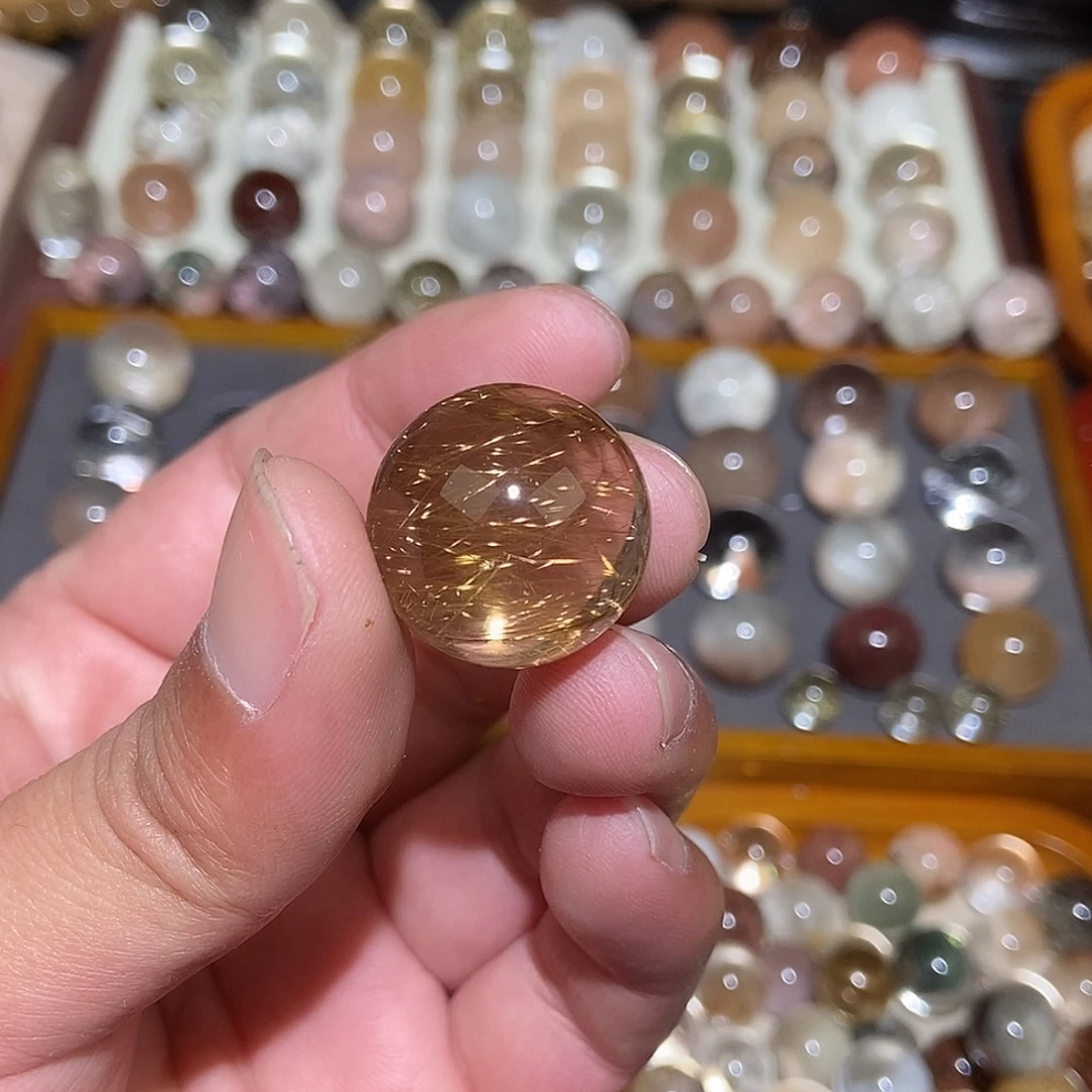 水晶未镶嵌珠宝半成品