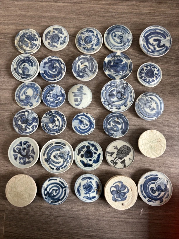 打磨好青花茶杯垫随便选一个