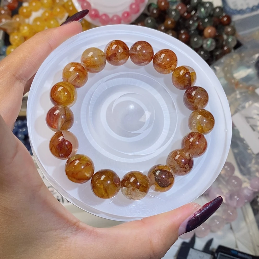 【闪购商品】水晶手链未镶嵌焦糖胶花258