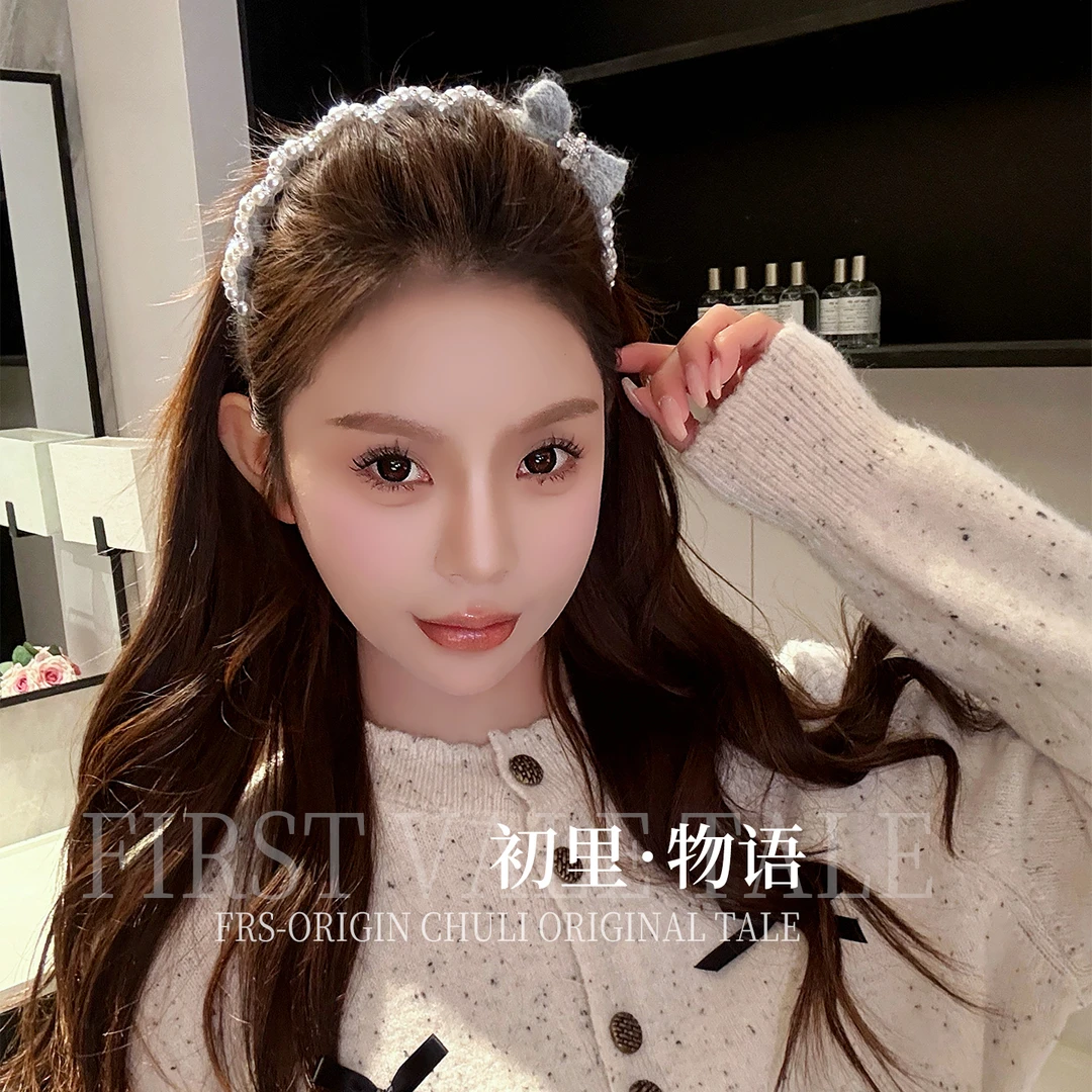 【初里/物语】小香风百搭发箍复古风原创设计女发箍毛绒复古发卡