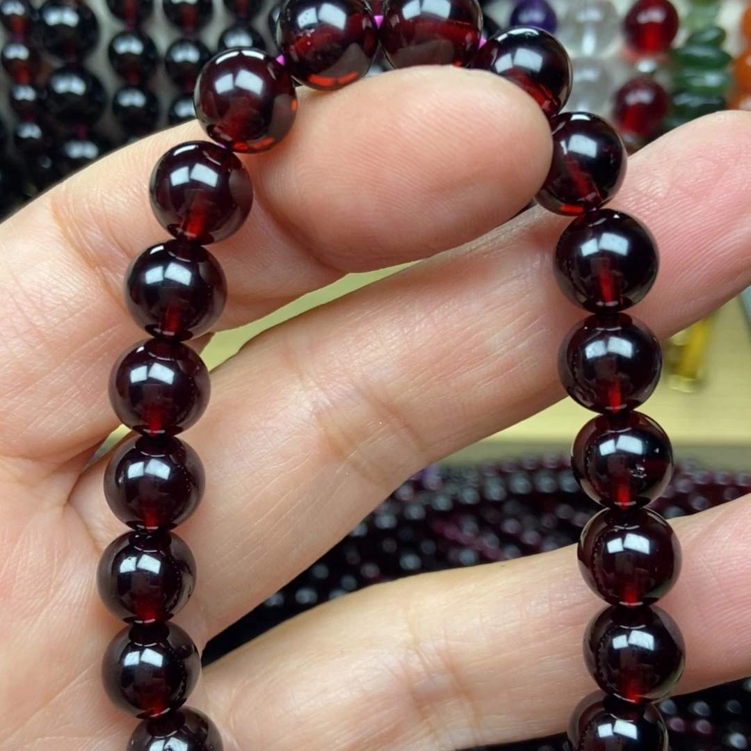 未镶嵌手链石榴石