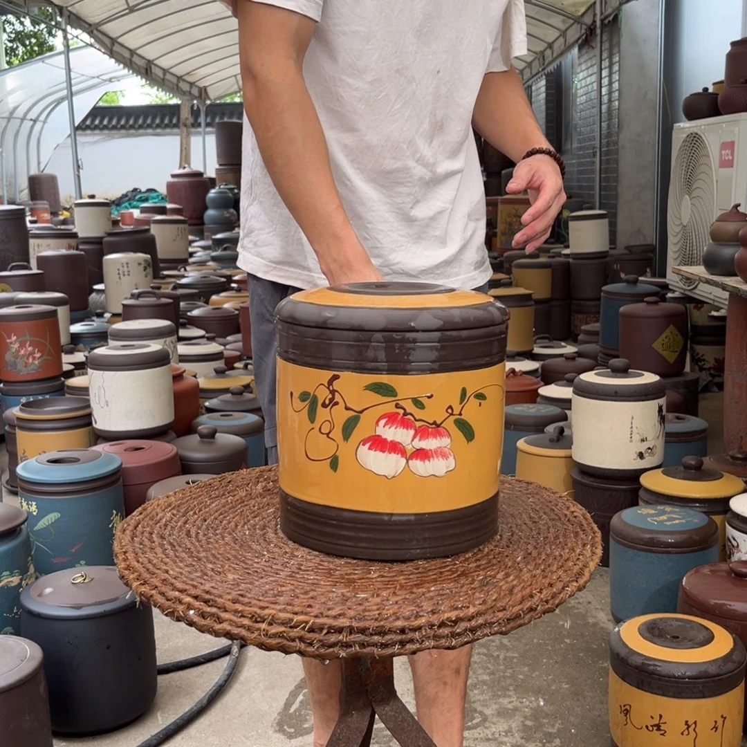 紫砂茶叶罐7 饼茶叶罐