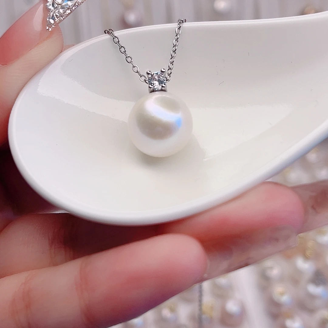 未镶嵌淡水珍珠吊坠(赠链)