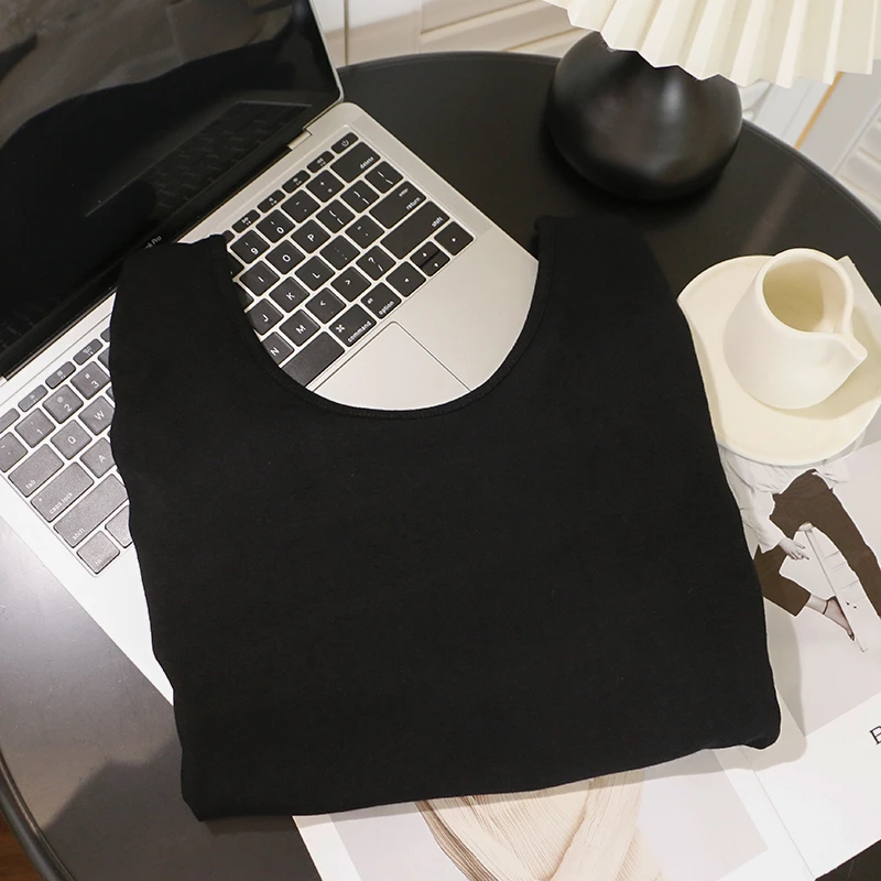 【舞蹈生】新款保暖内衣内搭打底衫洋气时尚修身显瘦上衣-8874