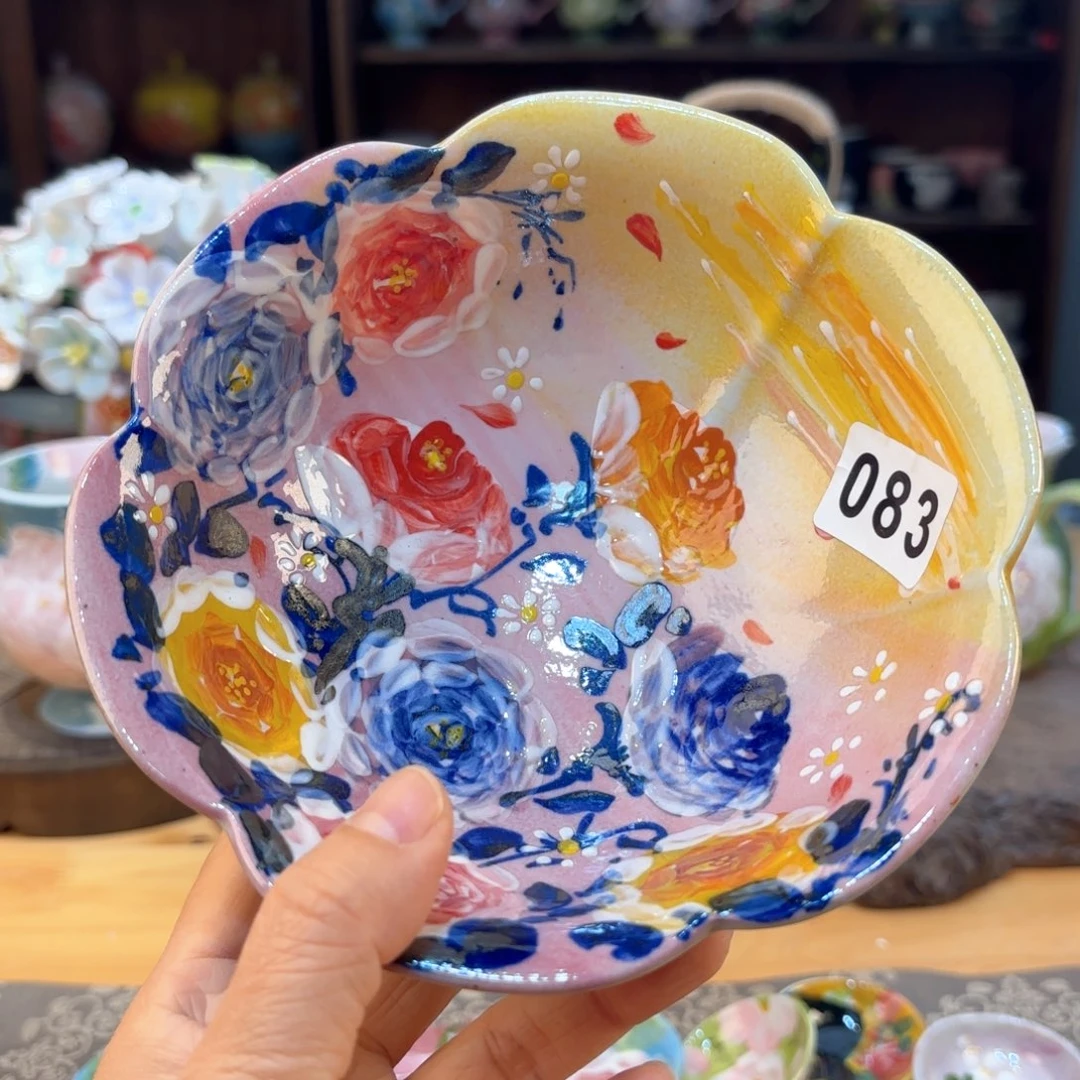 景德镇手绘高温釉下彩陶瓷茶具