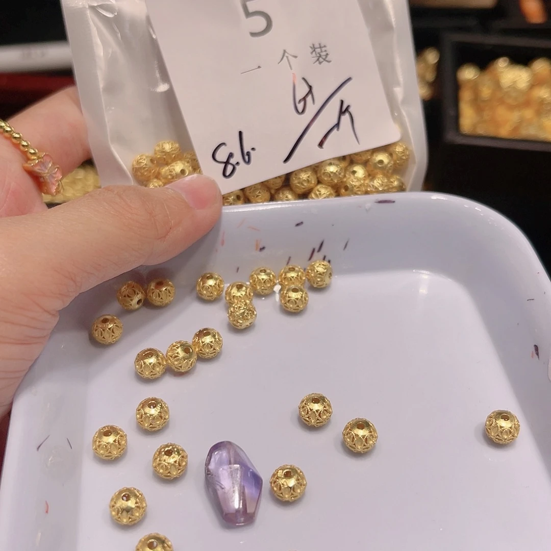 紫晶珠宝半成品银S925镶嵌5