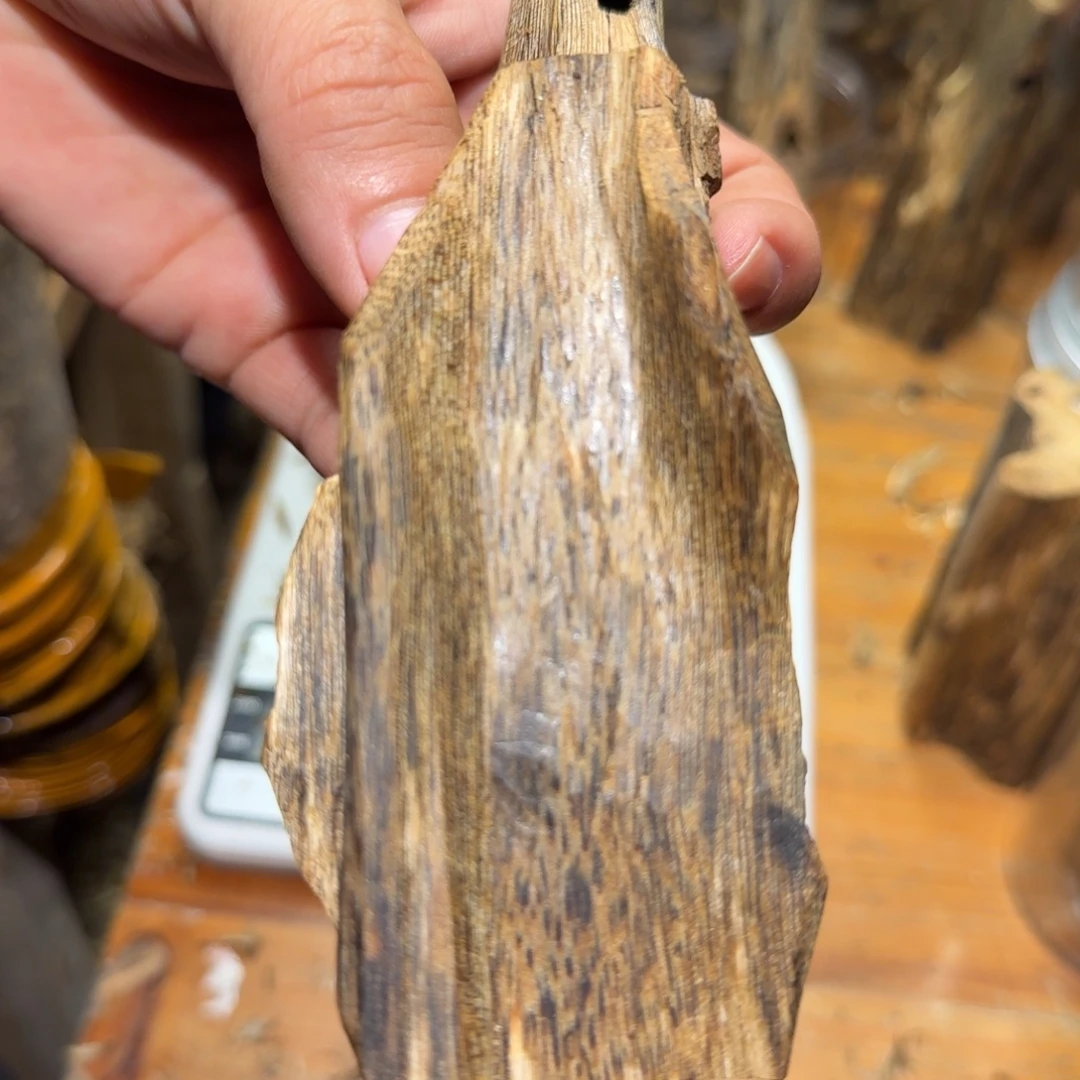 棋楠沉香白奇块料58克