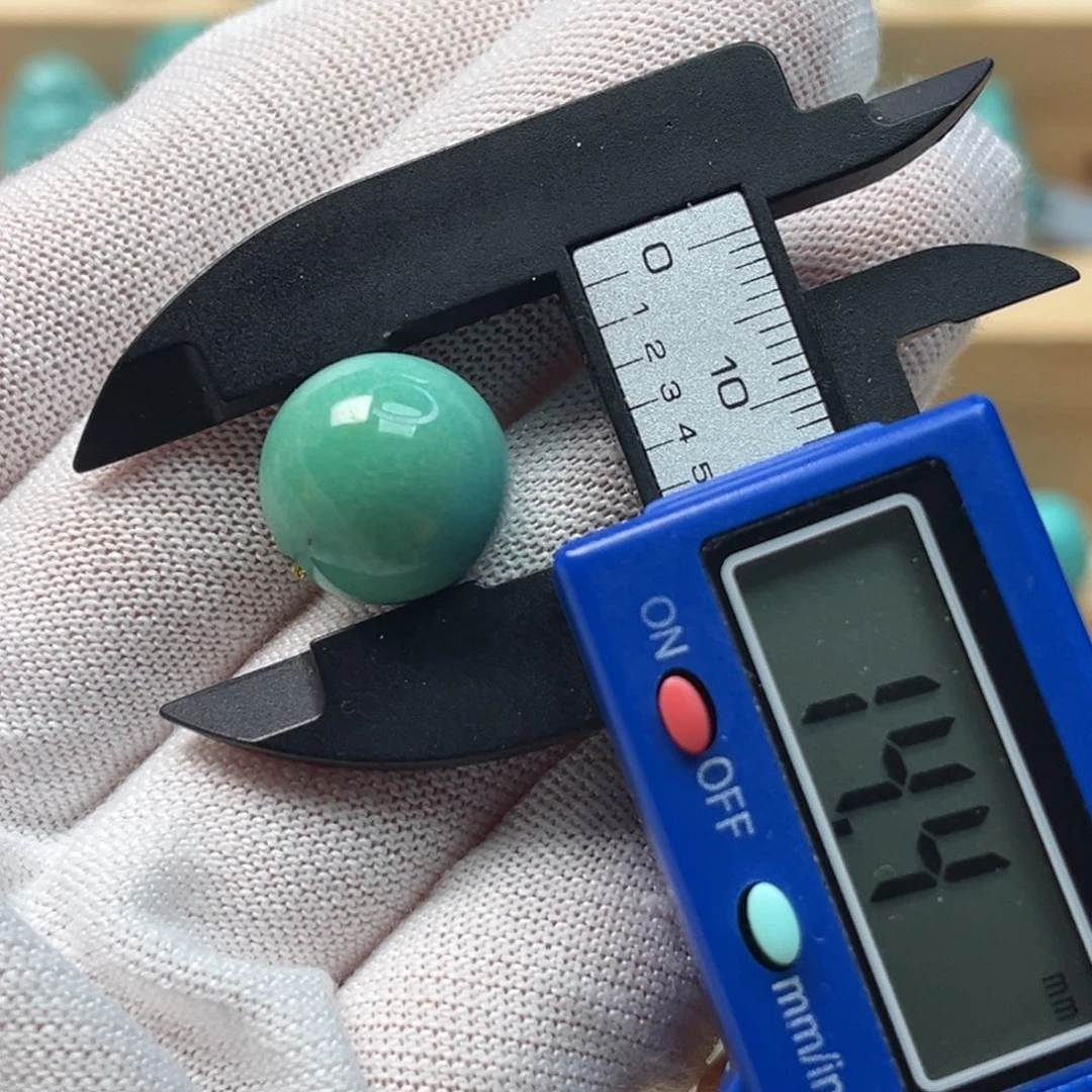 绿松石未镶嵌圆珠