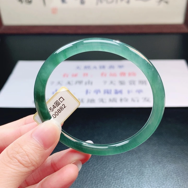 翡翠未镶嵌手镯翡翠手镯46