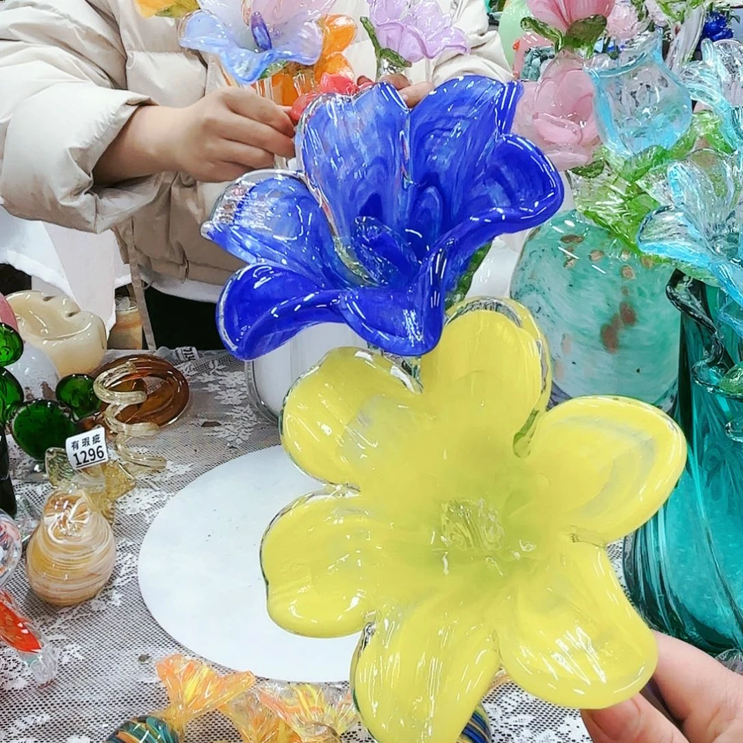 福利不退不换琉璃花瓶艺术品