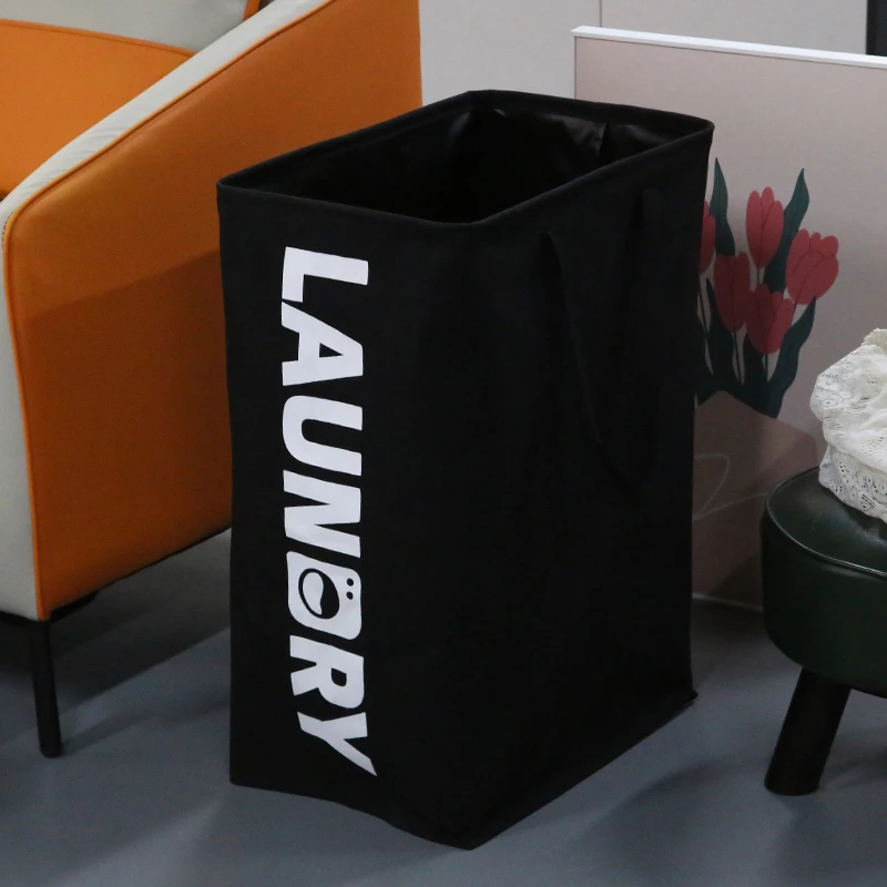 （大容量可折叠收纳篮）家用布艺防水防潮衣服玩具收纳储物篓D