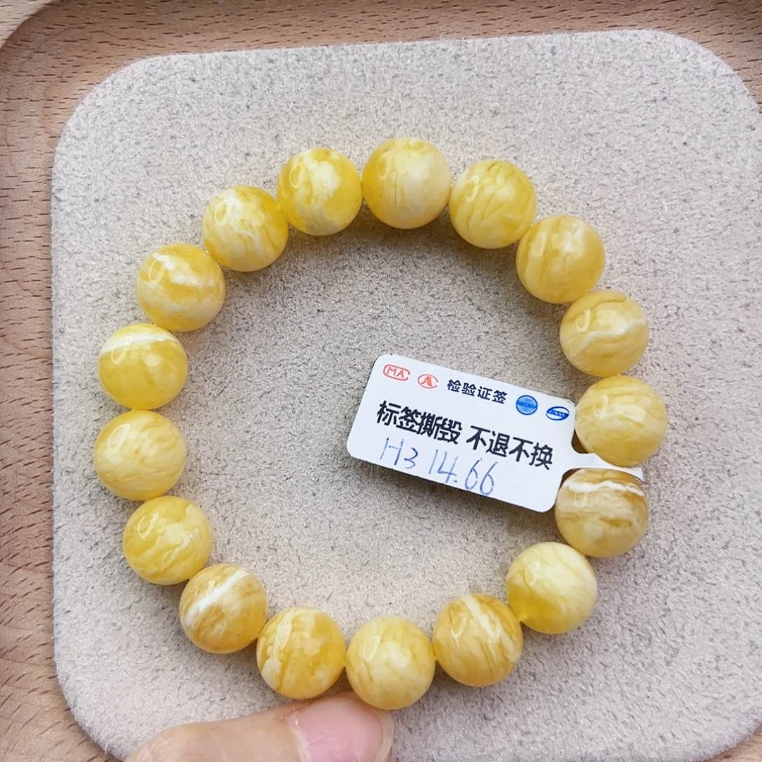 椰***酱未镶嵌琥珀手链H3 14.66