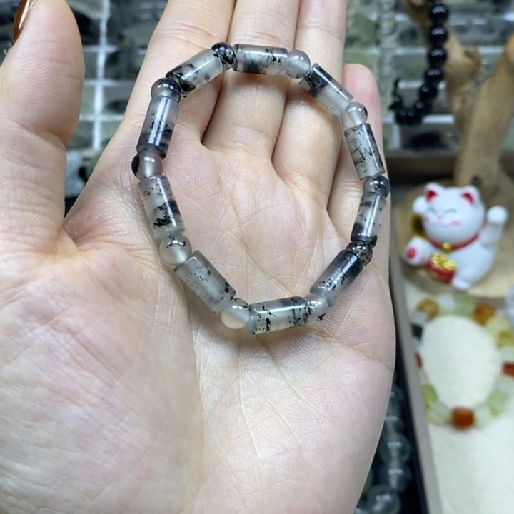 蛇纹石玉未镶嵌手链