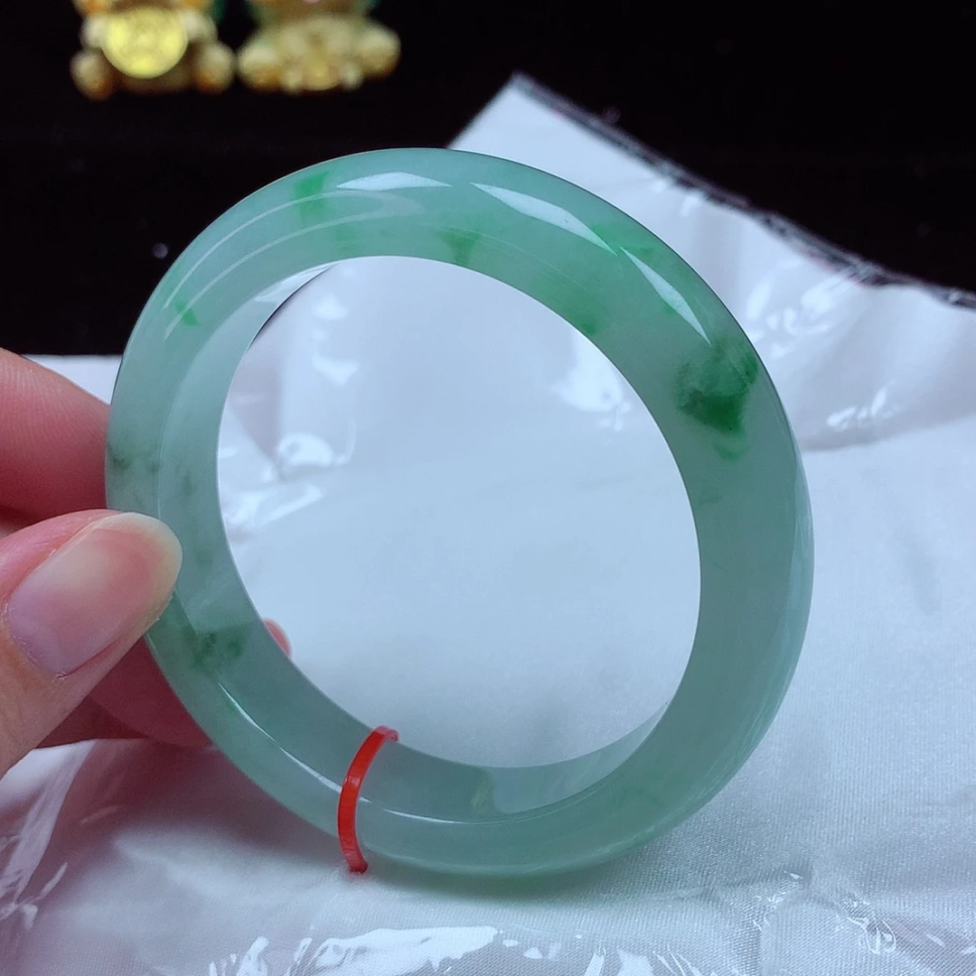 翡翠未镶嵌手镯57-58圈