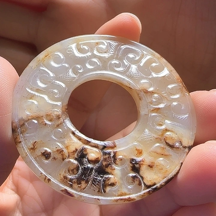 和田玉车挂未镶嵌