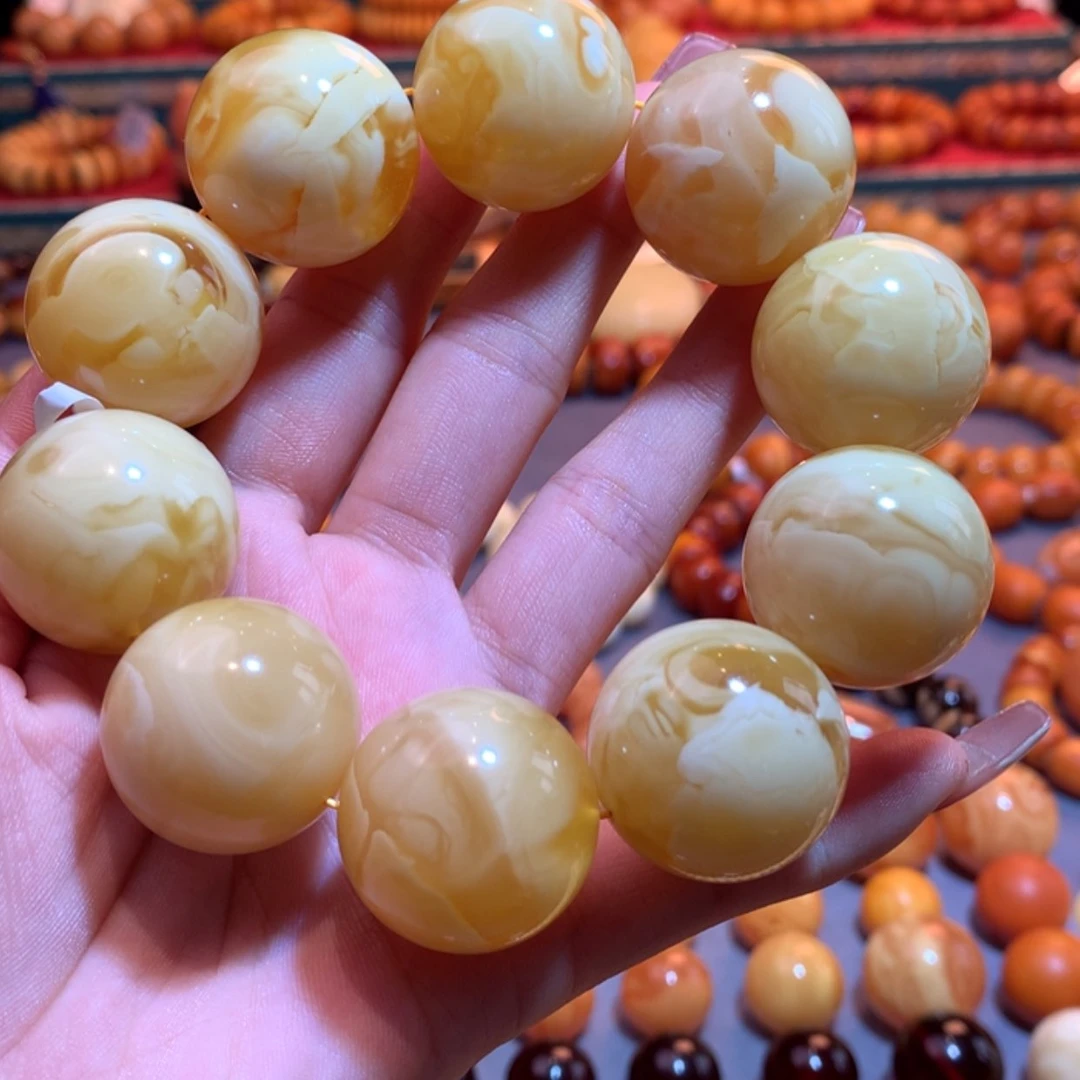 【闪购商品】未镶嵌蜜蜡手串蜜蜡