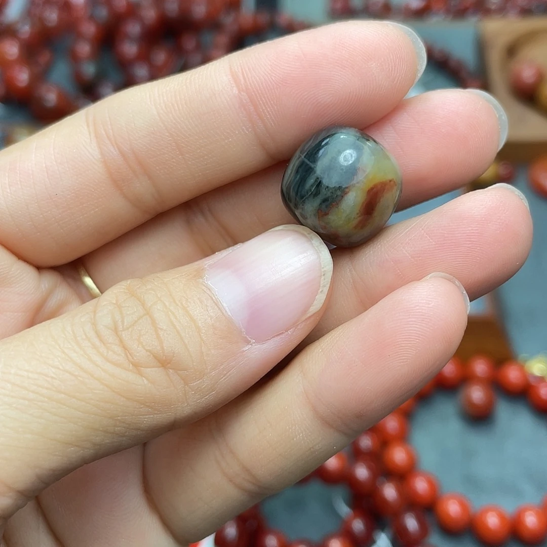未镶嵌单珠南红玛瑙15