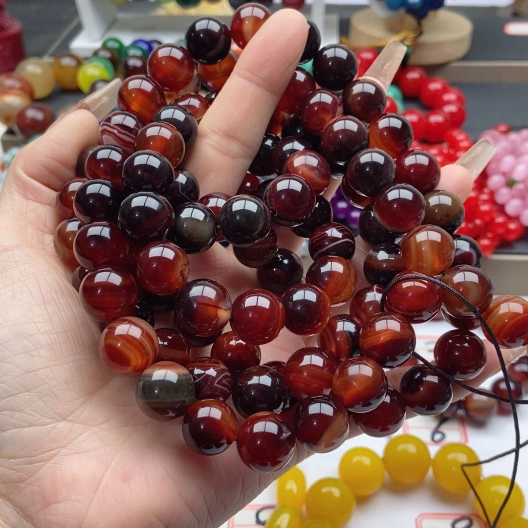 【闪购商品】玛瑙/玉髓手链未镶嵌苏*