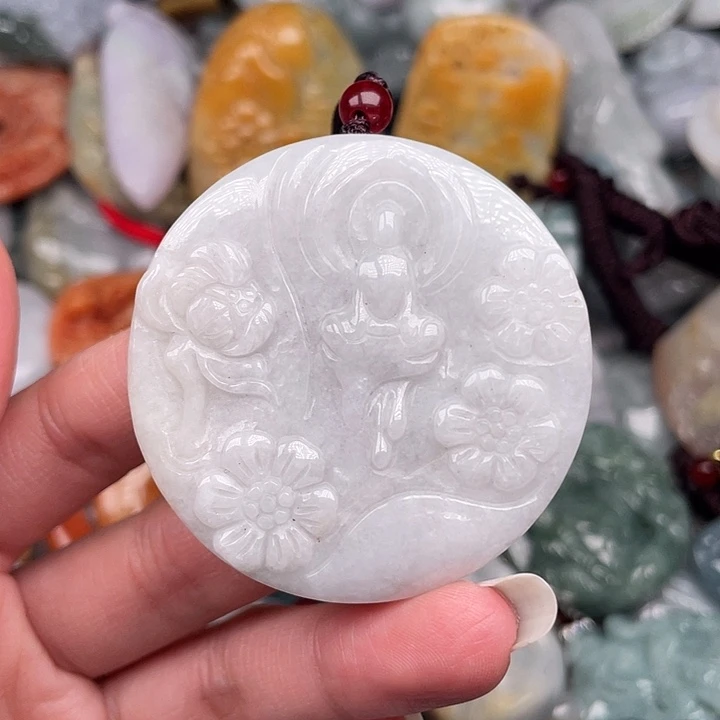 翡翠未镶嵌颈饰翡翠