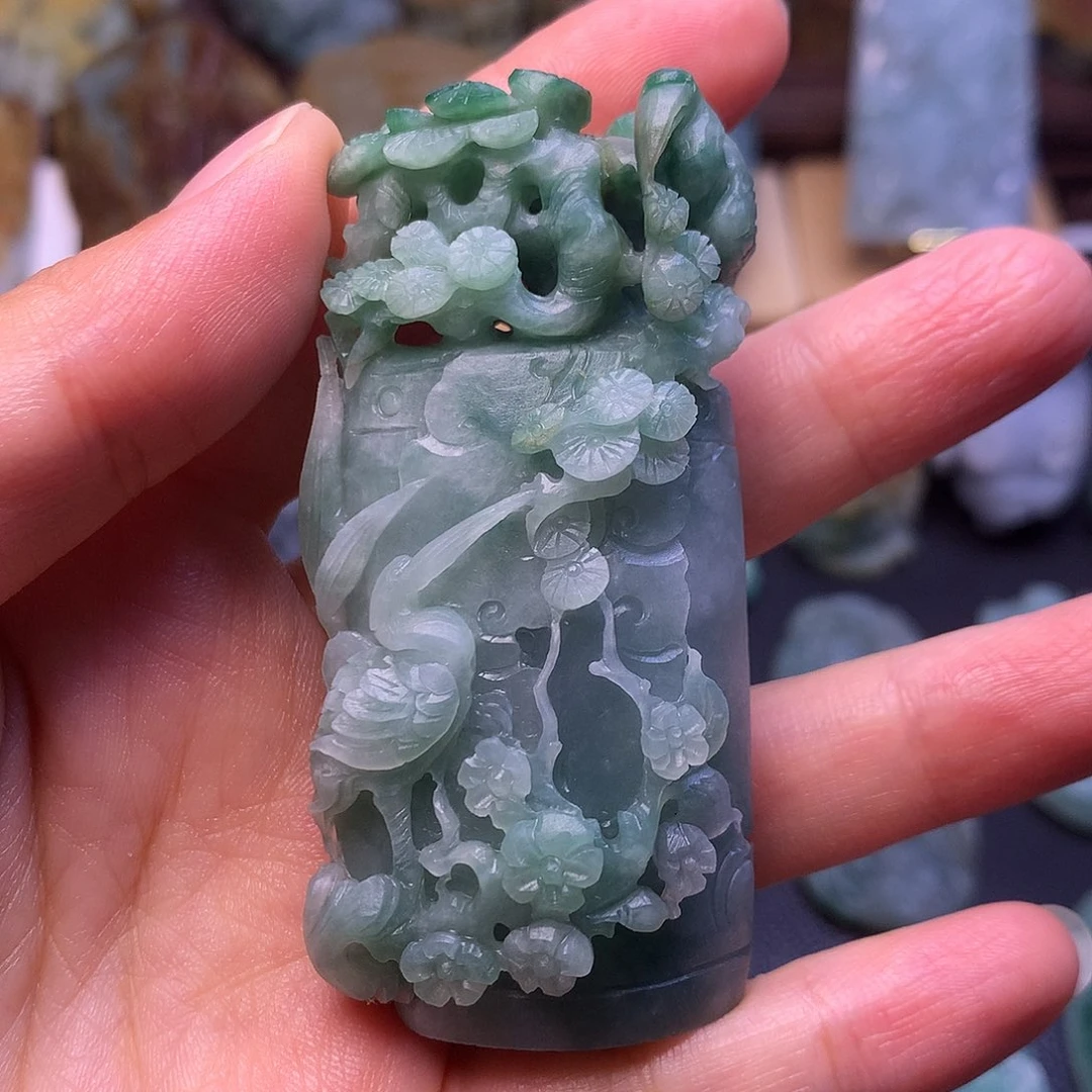 定制翡翠未镶嵌田***9翡翠