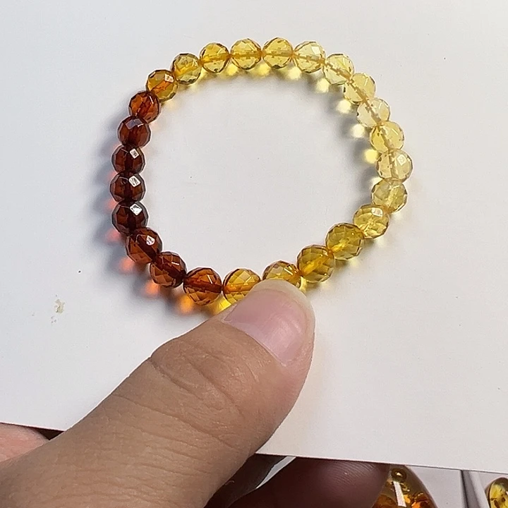 未镶嵌项圈金珀金珀