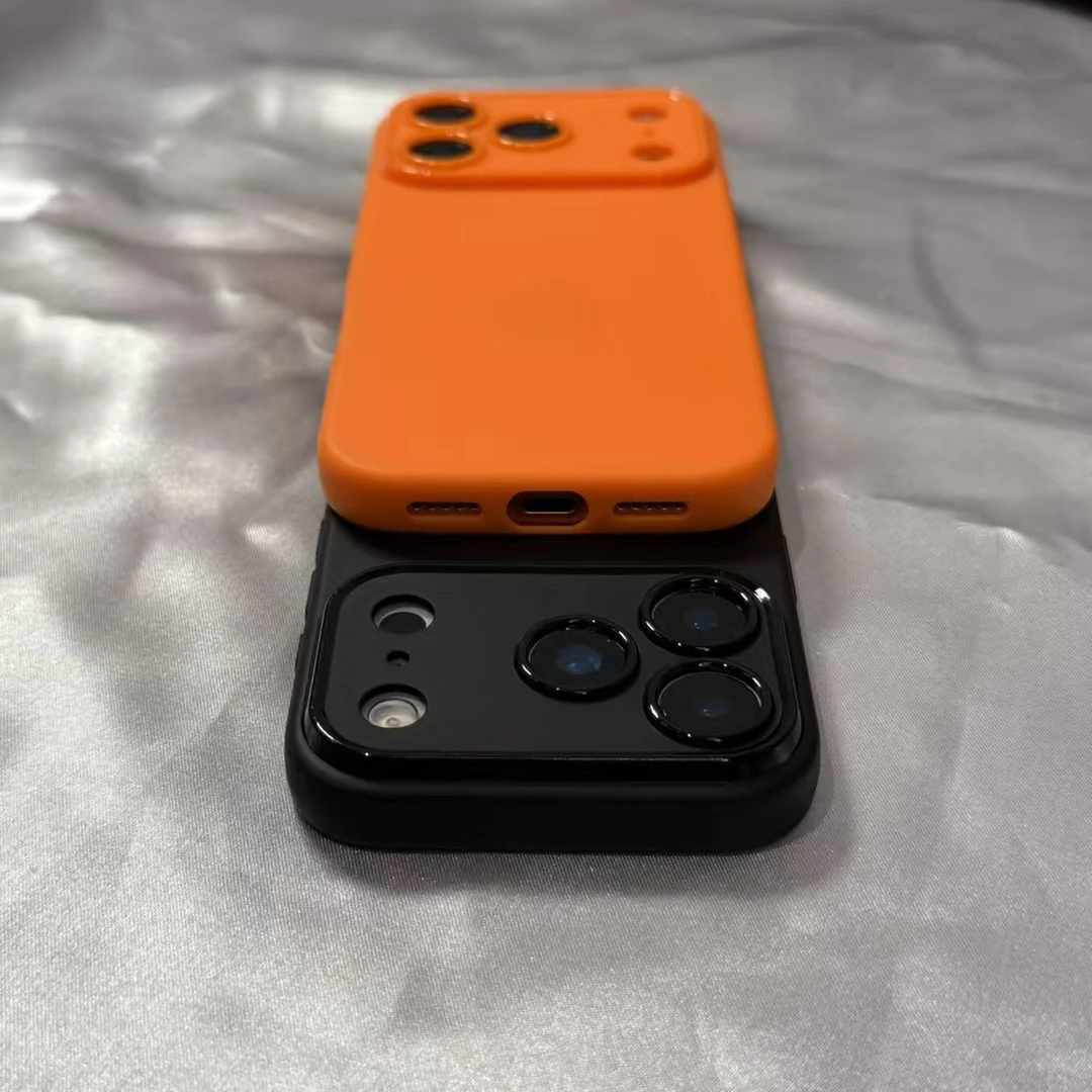 秒变17星宇橙大视窗适用苹果17Promax手机壳16pro/15磨砂14创意软