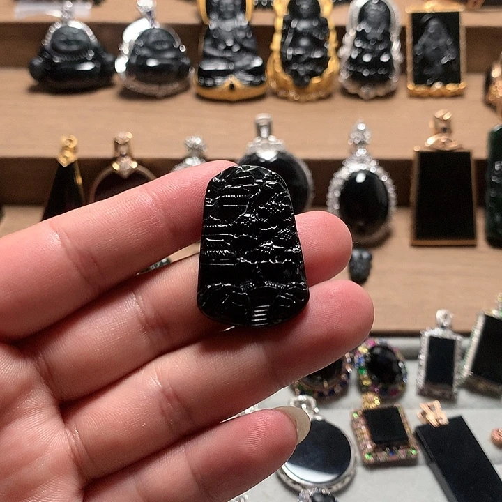 未镶嵌挂件翡翠墨翠