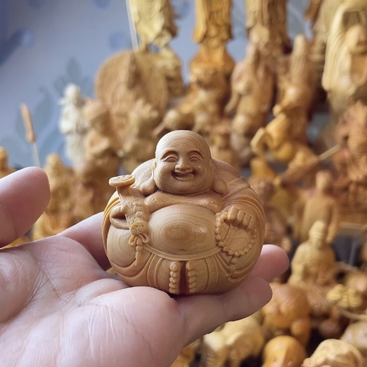 柏木（崖柏）崖柏一团和气弥勒