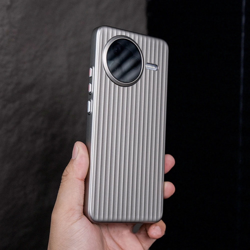 超薄磨砂瓦楞纹适用红米k80至尊版手机壳k80简约肤感高级感保护套