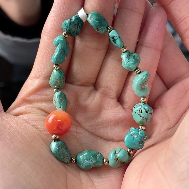 未镶嵌绿松石珠宝奇石