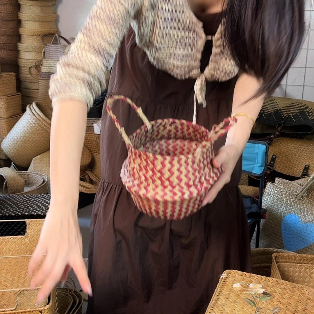 草编草编包/草编收纳盒微瑕疵