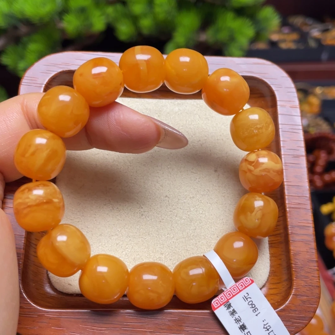 蜜蜡手链未镶嵌手串