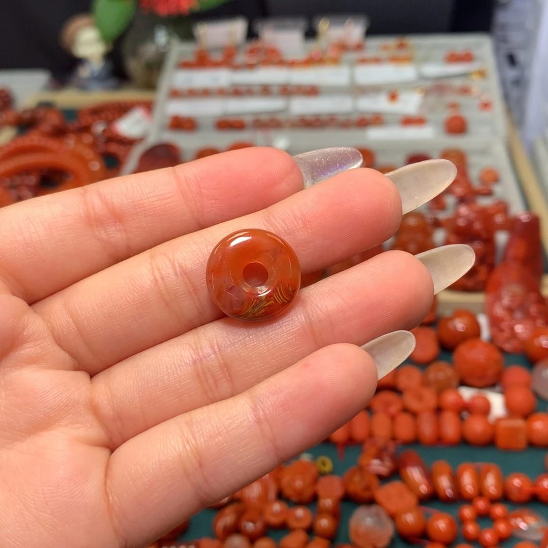 【闪购商品】南红玛瑙平安扣未镶嵌