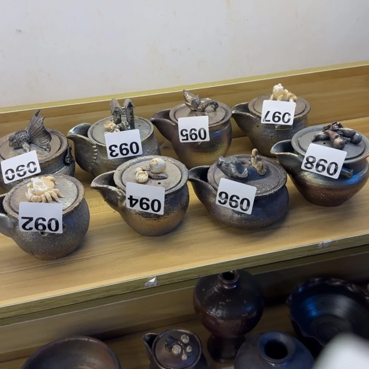 紫砂茶壶煮****?柴烧新品福利多多