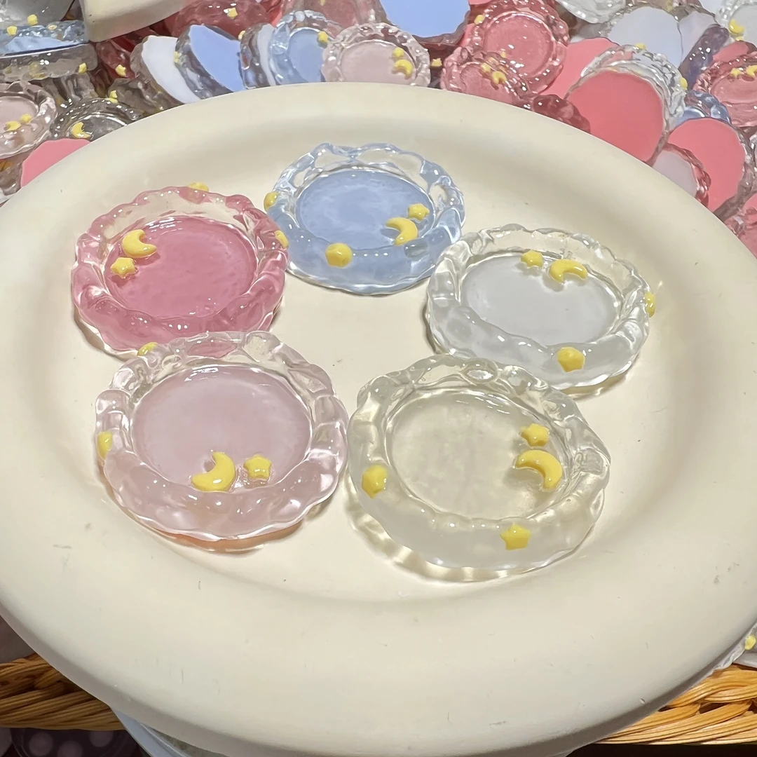 【饭饭定制】创意树脂仿真配件树脂摆件  星月盘