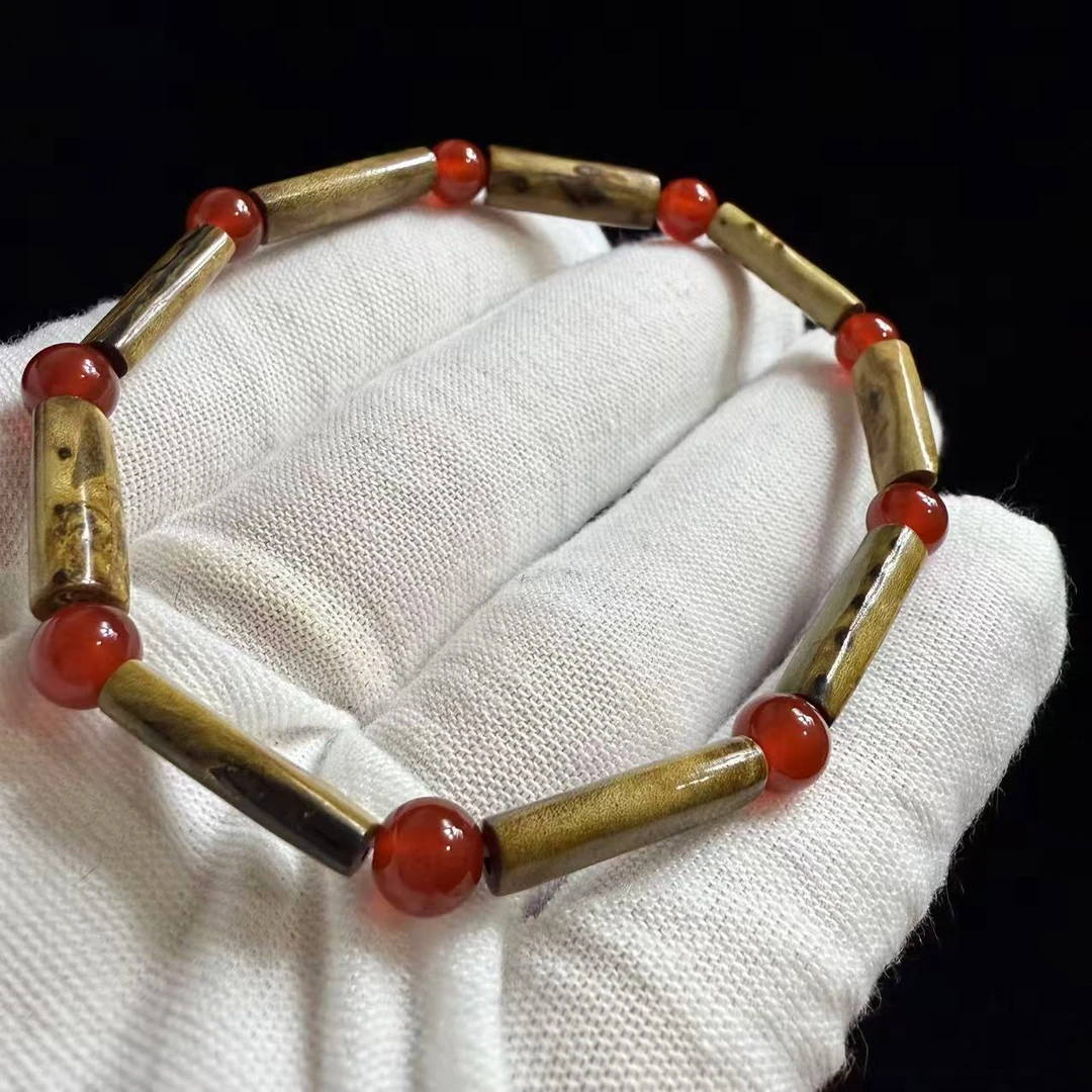 珍藏 柳柳 养生红色串