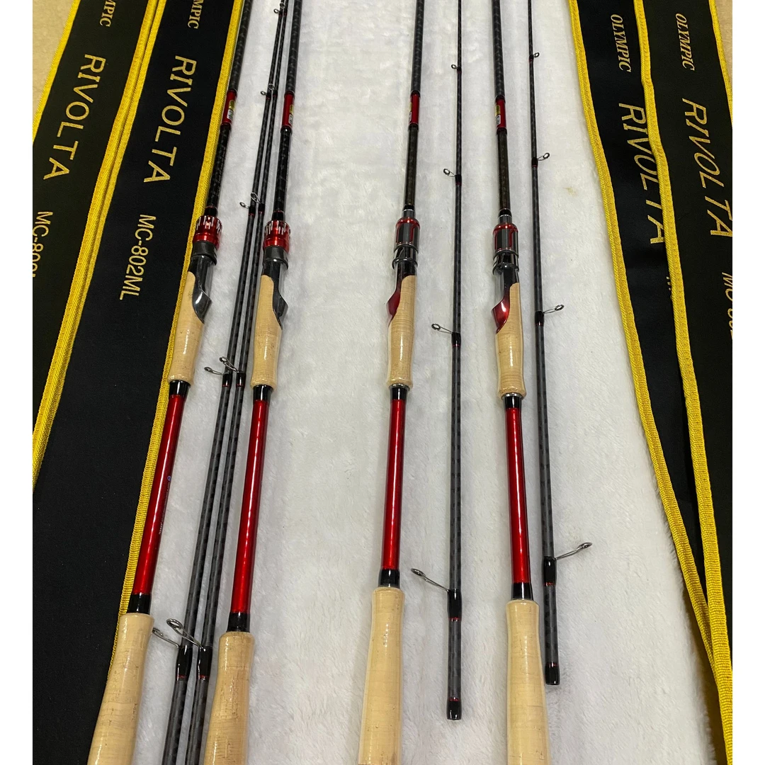 奥林匹克索罗德 远投路亚竿翘嘴鲈鱼竿2.4米ML 快调 3.5-25克饵重