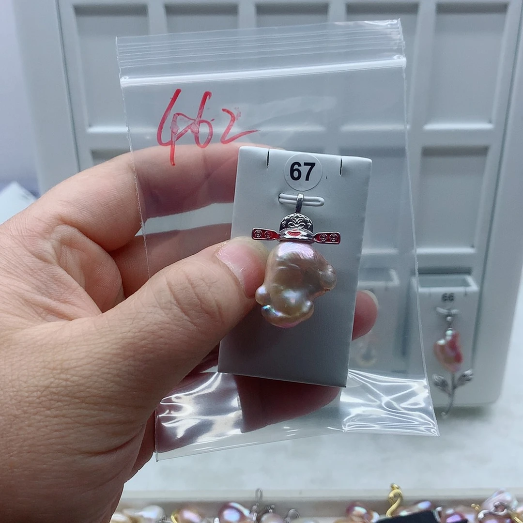 吊坠(不含链)合金淡水珍珠