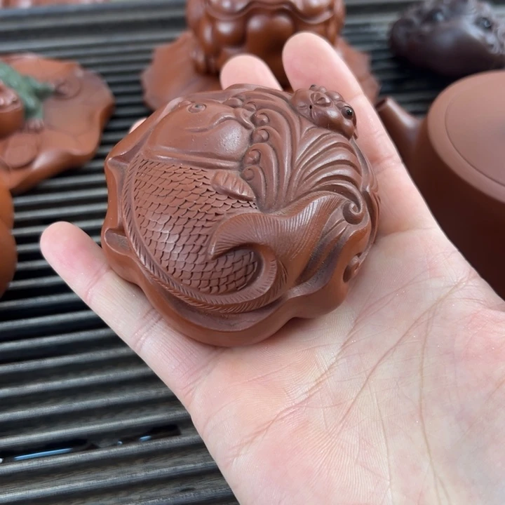 紫砂茶宠渡*己紫砂盖置