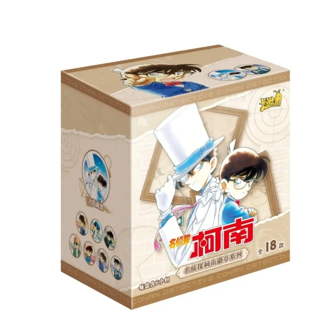 卡游《名侦探柯南》漫画主题徽章系列收藏盲盒【直播代拆】