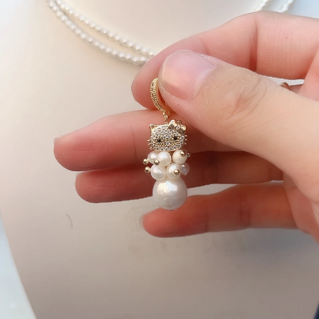 未镶嵌颈饰淡水珍珠