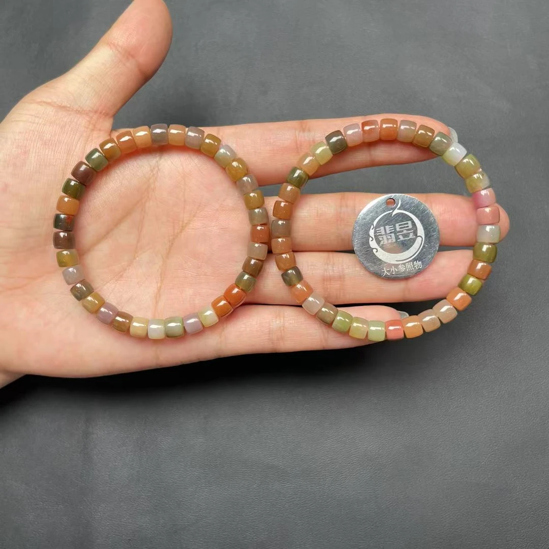 3B25-37314T10-盐源玛瑙手串/约6+/约32颗/-多样性发其一