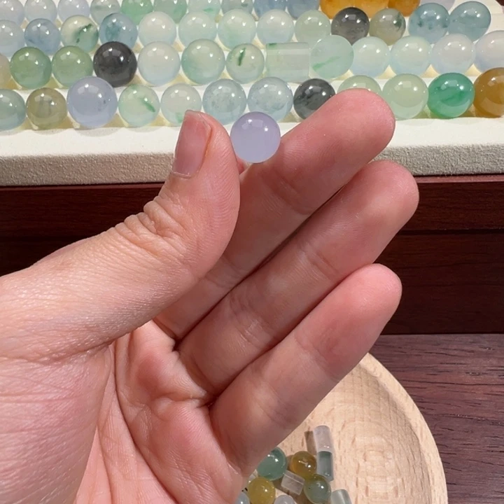 翡翠散珠天然缅甸翡翠A货9.1