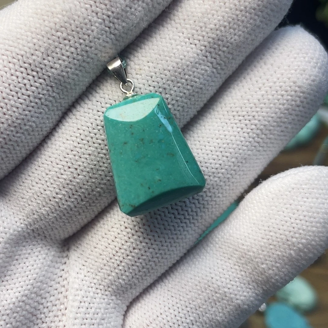 绿松石银S925镶嵌珠宝奇石